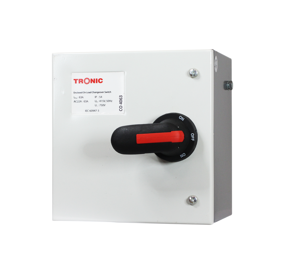 63A 4Pole Manual Rotary Changeover Switch (METAL) - CO 4063