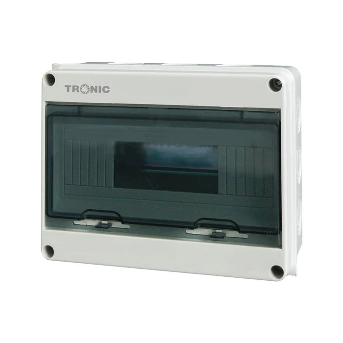 Durable ABS TPN 10-Way Distribution Board, IP65 (DB WP65-ZN-12)