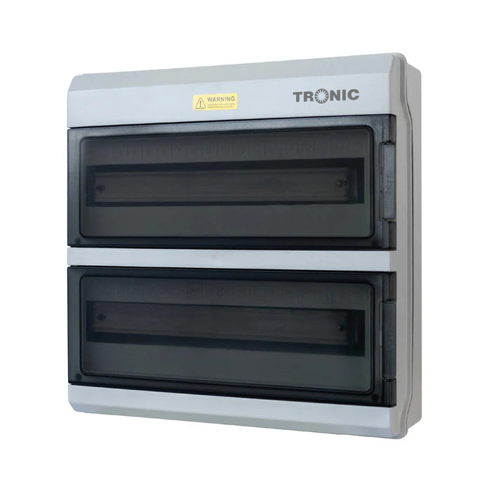 Weatherproof ABS TPN 36-Way Distribution Board, IP66 -Empty (DB WP66-36)