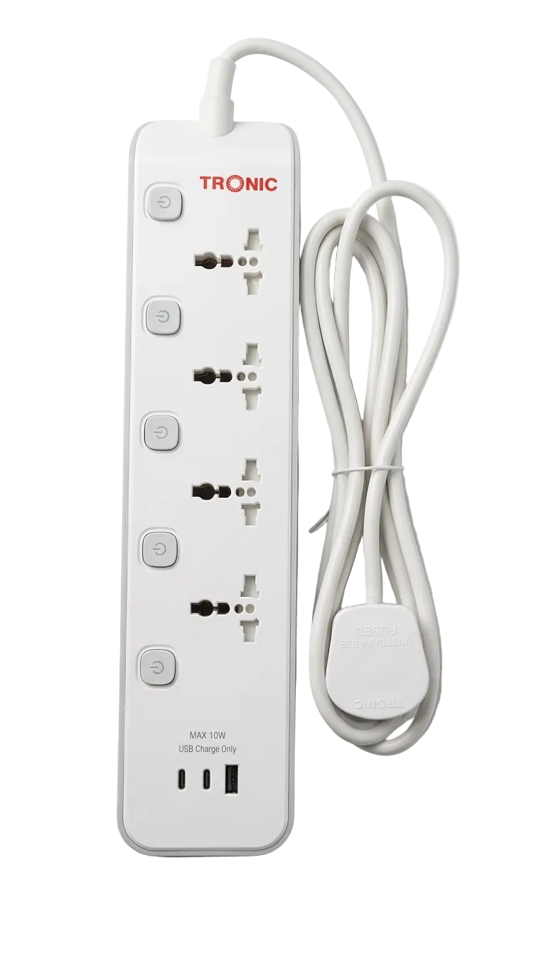 Tronic 4-Way Extension Socket with USB & Type C (EC 7694-UBC)