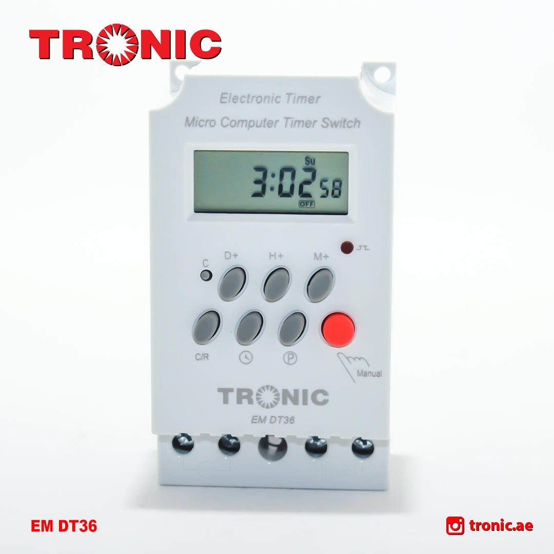 25A Digital Timer Switch (EM DT36)