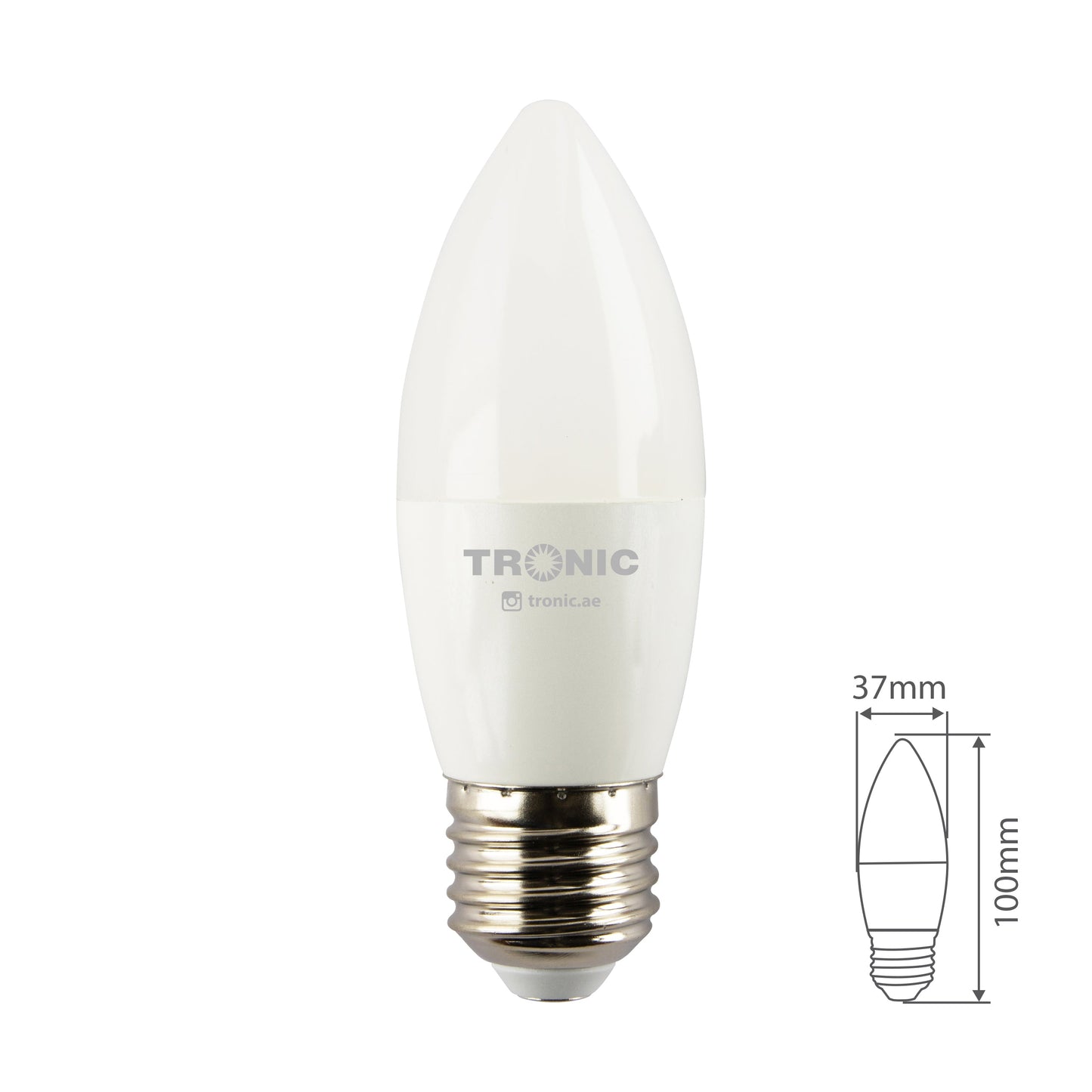 7W LED Candle Bulb E27-Screw (LE 0727-CB-)