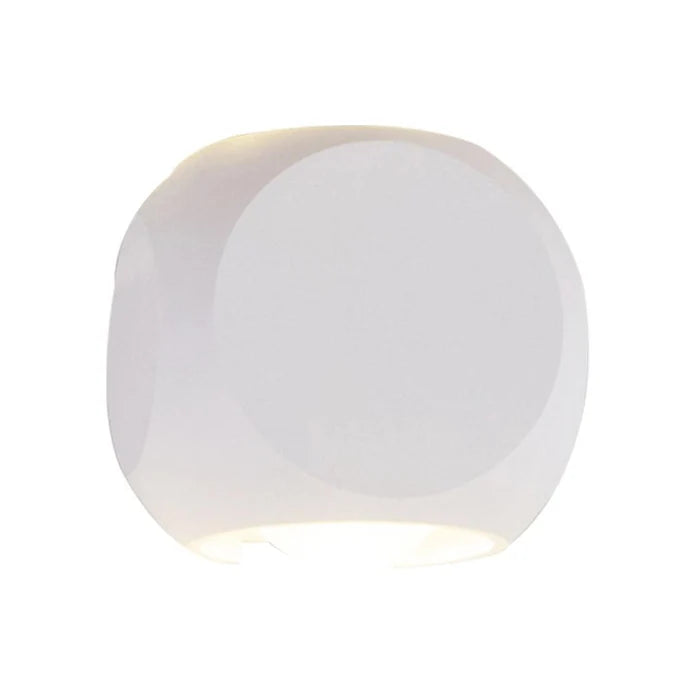 Modern Small Round Square Shape Wall Light (LL 2329-WH-WW)