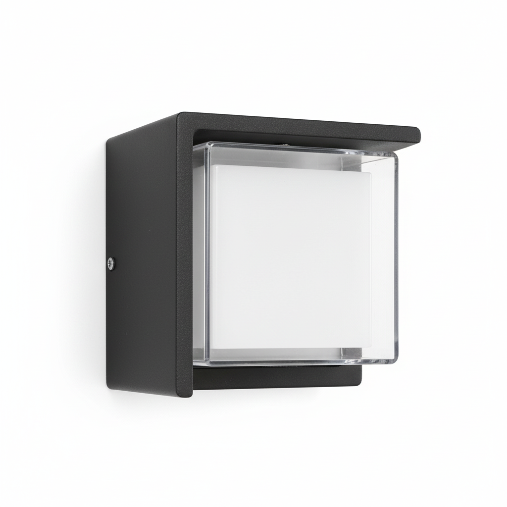 Simple and Fashionable Bulkhead Warm White Fitting (LL 6033-BK-WW)