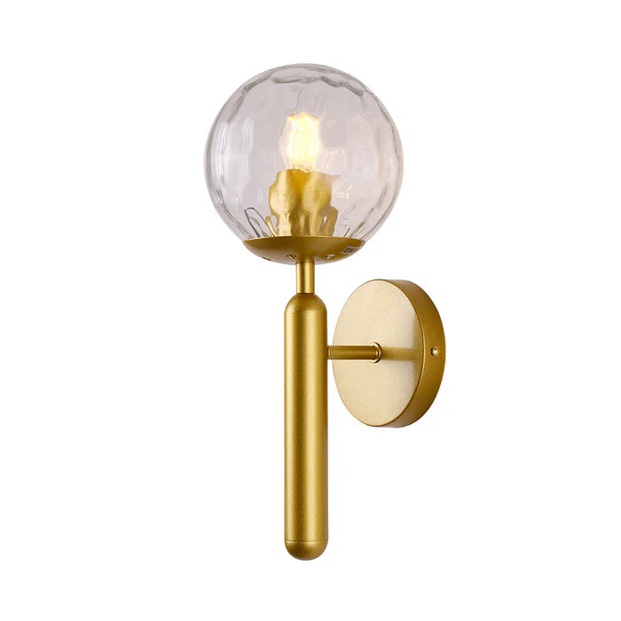 Golden Globe Accent Wall Light (PL 1157-01-GO)