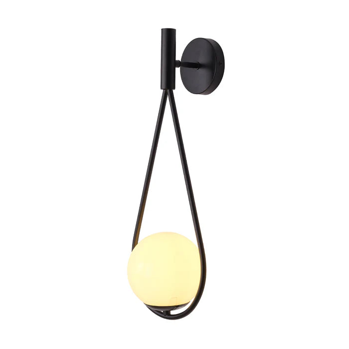 Tronic Modern Wall Lamp - Black & White (PL 1165-W1-BK)