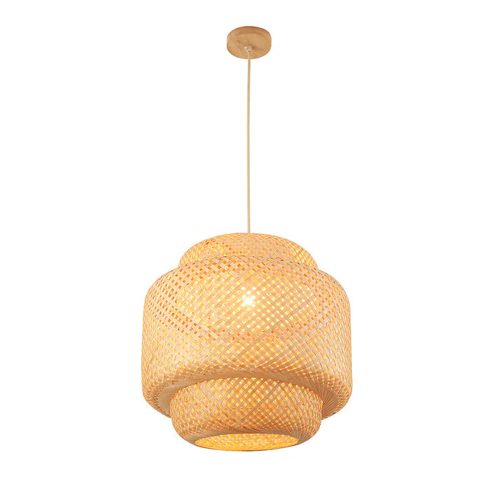 Natural Bamboo Pendant Lamp (PL WD25-07)