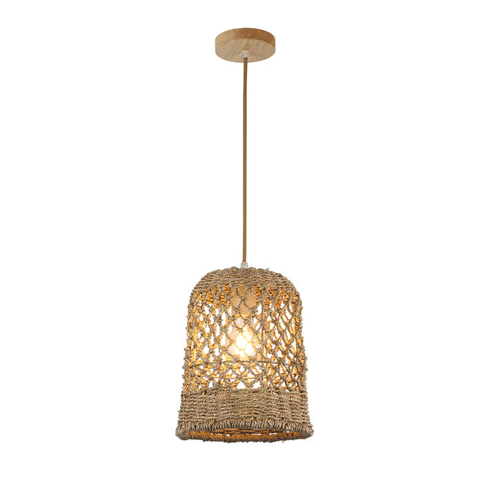 Natural Woven Seagrass Pendant Lamp (PL WD25-23)