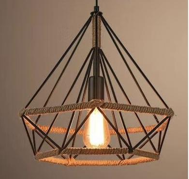 Big Pyramid Cage Pendant (PL 7160-05-BK)