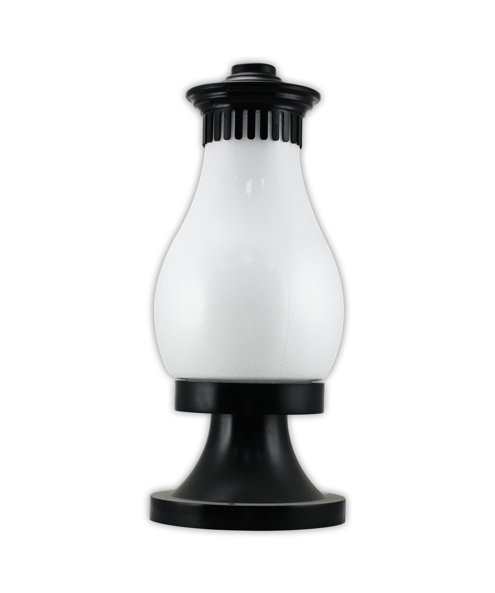 Lantern Shape Fitting Gate Light (TG LNTR-24-BK)