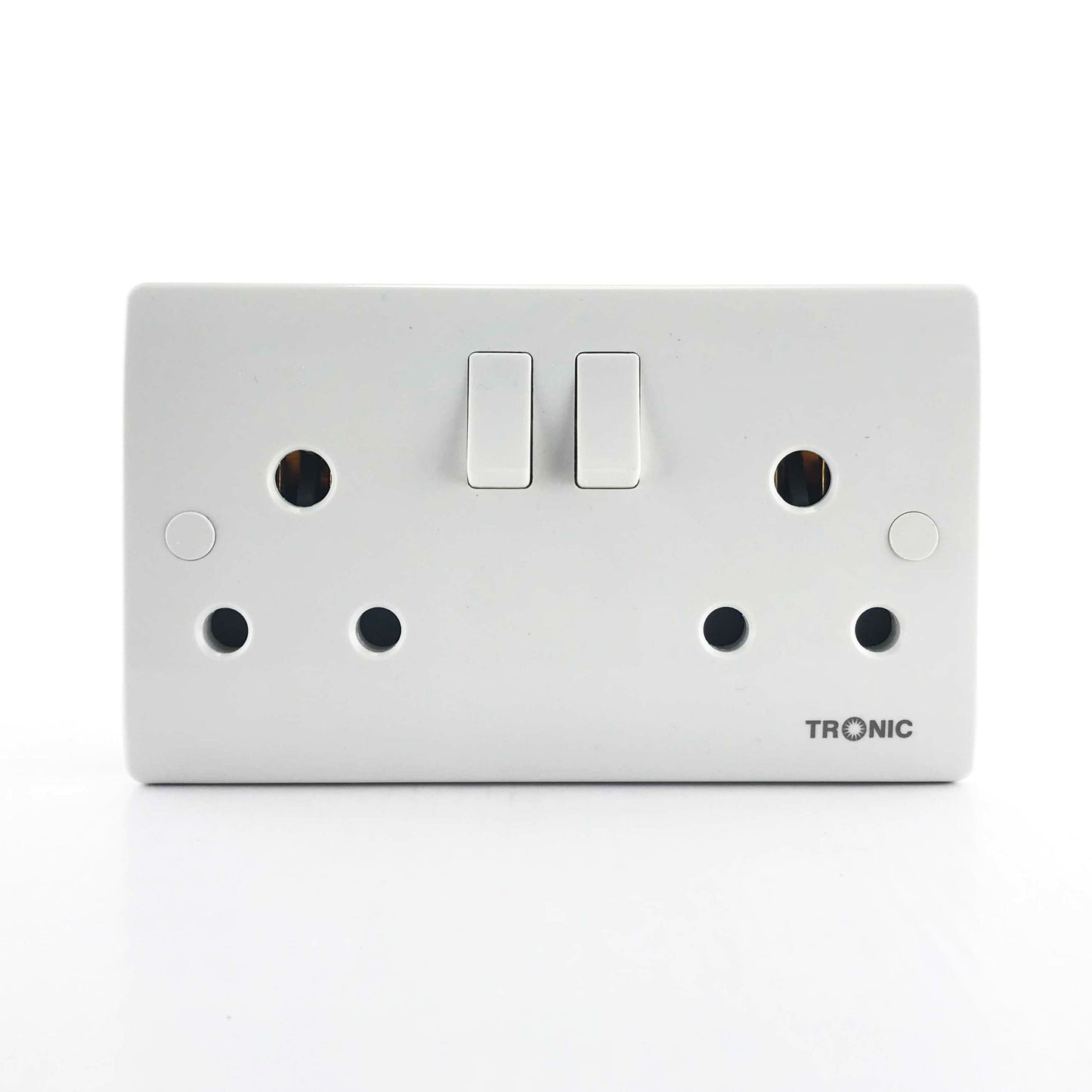 Round Double Twin Switch Socket 15A (TR5215)