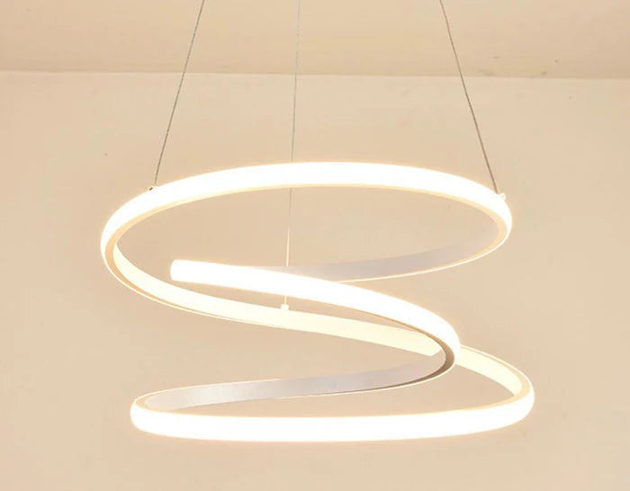 Modern Circular LED Pendant Light (WH 2021-0304-TC)