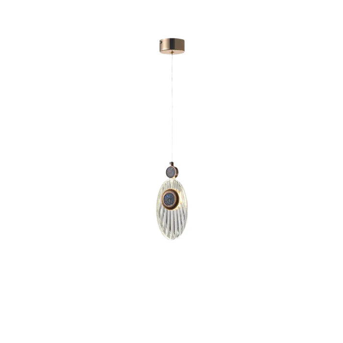 Artistic Single Pendant Light with Crystal Detailing (WH 2024-05-07-TC)