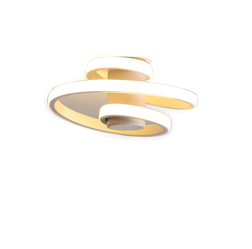 Spiral Acrylic Tri Colour Ceiling Lamp (WH 2008-TC)