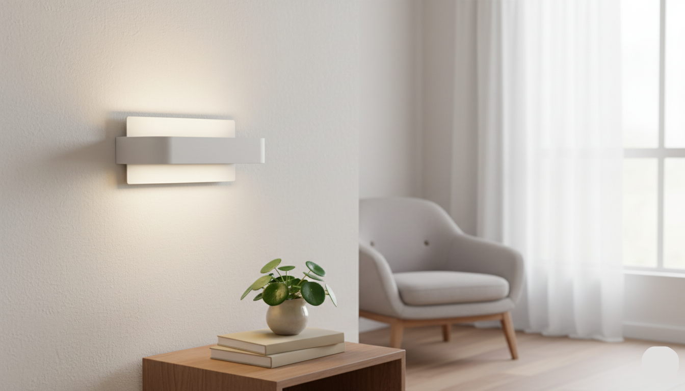Modern White wall light (WH 6623-MBF01-WW)
