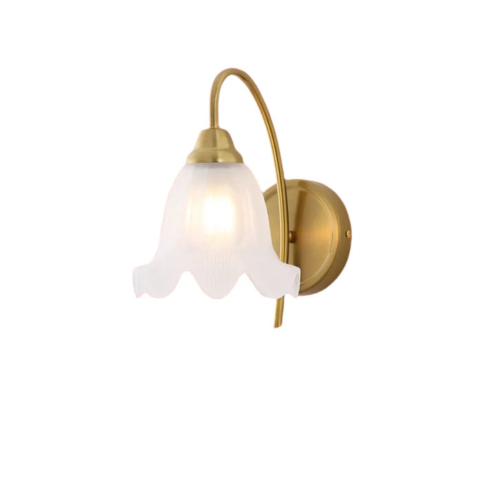 Elegant Tulip Frosted Glass Wall Light (PL 6406-27-01)