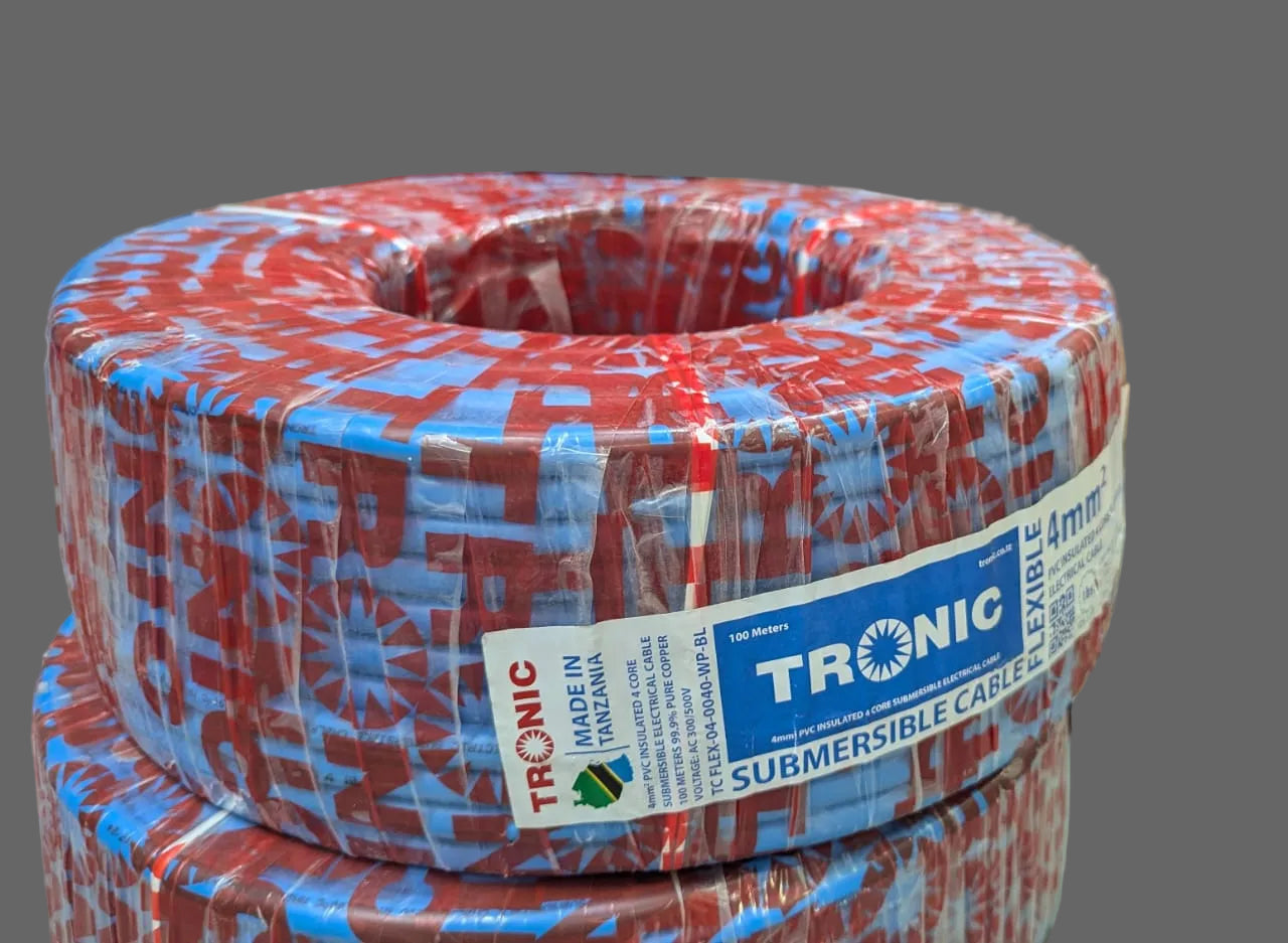 Tronic Cable 4mm 4 Core Flexible Waterproof Blue (TC FLEX-04-0040-WP-BL)