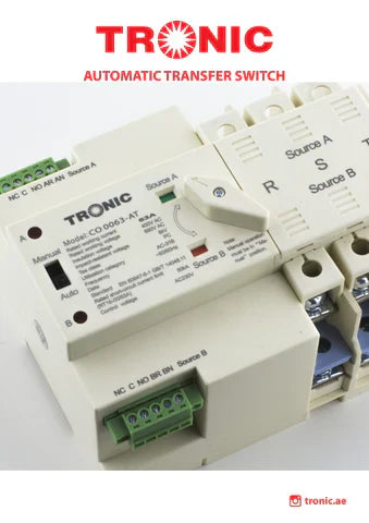 63A 2Pole Manual Changeover Switch - PVC (CO 2063-AT)