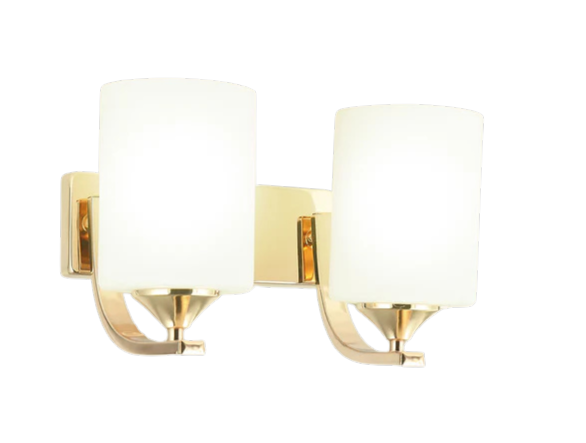 Frosted Glass Shades Wall Light Double Lamp (PL 7015-27-02-)