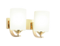 Frosted Glass Shades Wall Light Double Lamp (PL 7015-27-02-)
