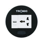On Desk Socket 1G Universal + USB (BF ONDE-O2-UB-BK)