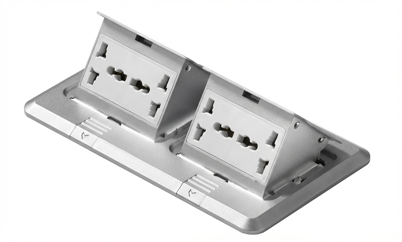 TRONIC Pop-Up Floor Socket 4-Gang Universal (BF POPU-10-UN)