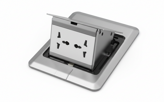 TRONIC Pop-Up Floor Socket - Stainless Steel Universal (BF POPU-05-UN)