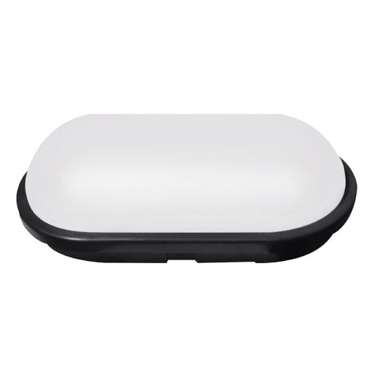 Black Oval LED Day Light Bulkhead 15 Watts (CL OV15-BK-)