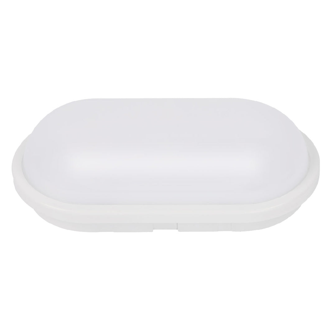 White Oval LED Bulkhead 15 Watts (CL OV15-WH-)