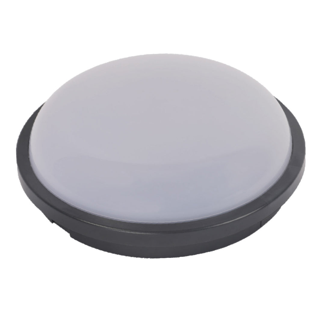 Round Black LED Bulkhead 20 Watts (CL RD20-BK)
