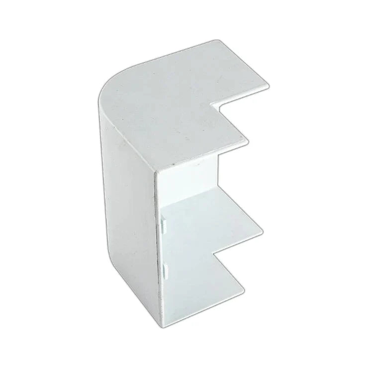 Compartment PVC Trunking External Bend 100mmx50mm (CM 1050-05)