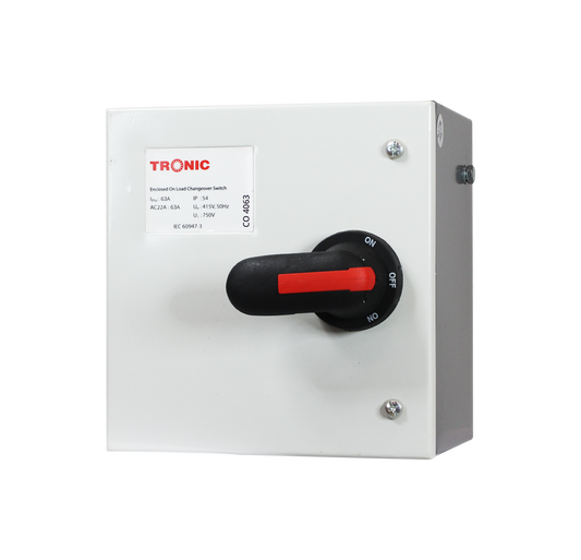 63A 4Pole Manual Rotary Changeover Switch (METAL) - CO 4063