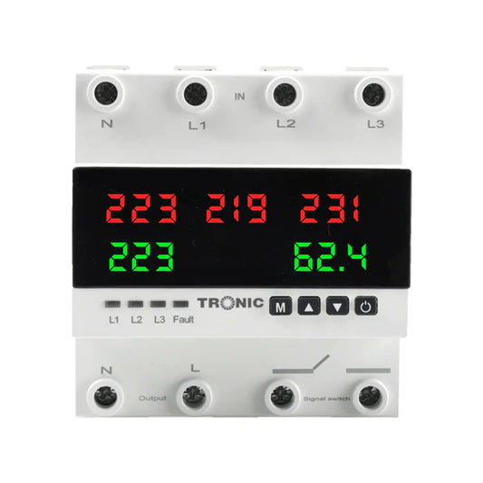 Automatic Phase Selector – 100A, 3-Phase + Neutral, Digital Control (CO APS5-100)