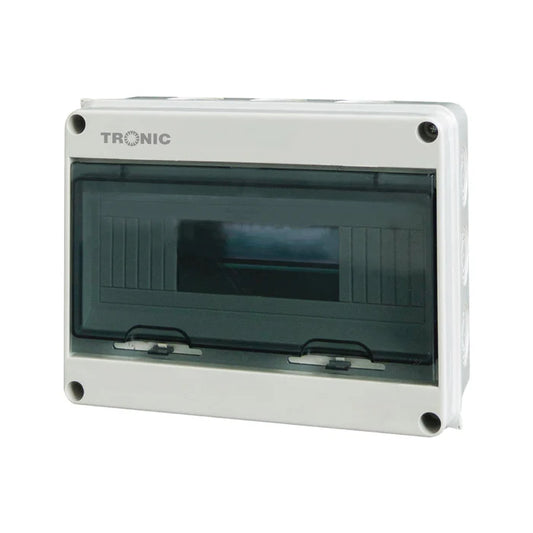 Durable ABS TPN 10-Way Distribution Board, IP65 (DB WP65-ZN-12)