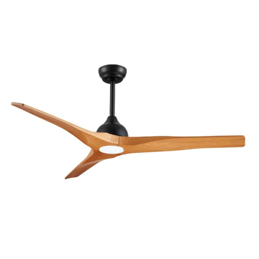 Ceiling Fan with LED Light & Wood Blades — DF WD56-BR-03