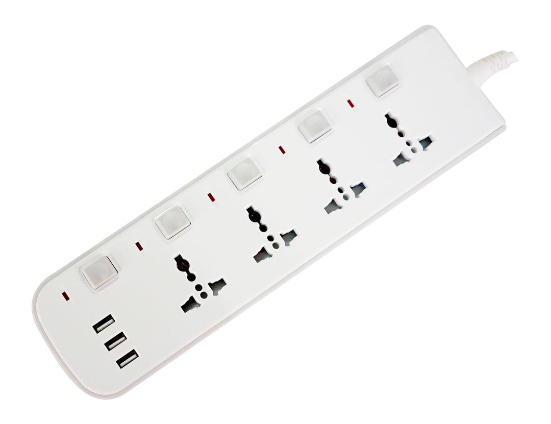 4Way 3m Universal Extension with USB (EC 7694-UB)