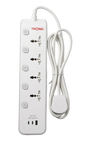 Tronic 4-Way Extension Socket with USB & Type C (EC 7694-UBC)