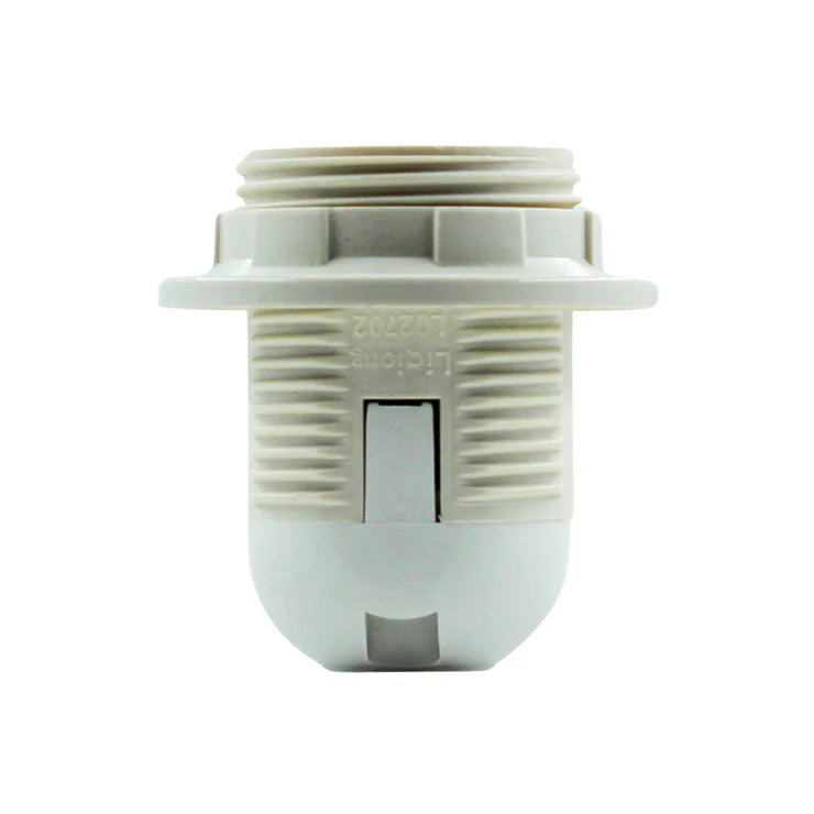 E27 Full Thread PVC Holder (EST LH27-WH)