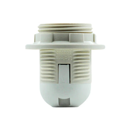 E27 Full Thread PVC Holder (EST LH27-WH)
