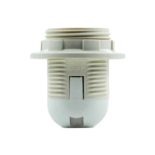 E27 Full Thread PVC Holder (EST LH27-WH)