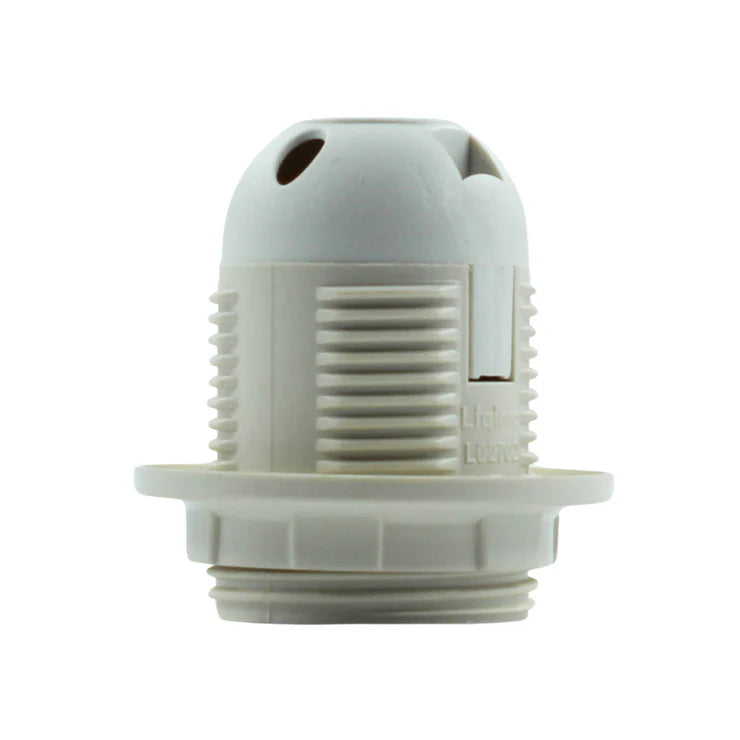 E27 Full Thread PVC Holder (EST LH27-WH)