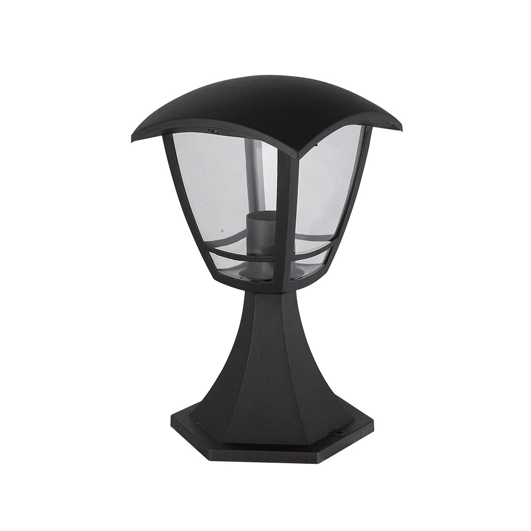 Traditional Style Curved Fitting Gate Light (ILU 604C-BK)