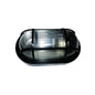 Oval Ceiling Light With Black Polyamide Grid (ILU PD43-BK)