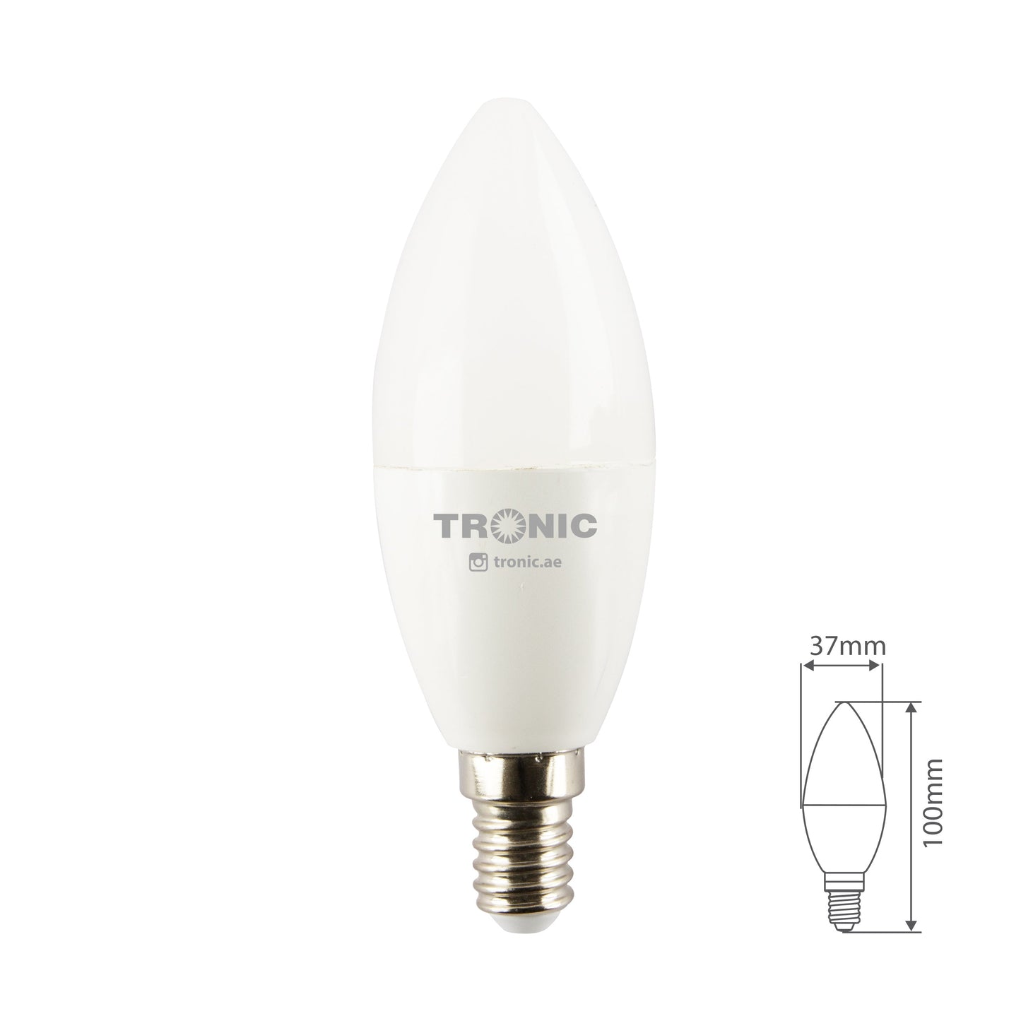7W LED Candle Bulb E14-Screw (LE 0714-CB-)