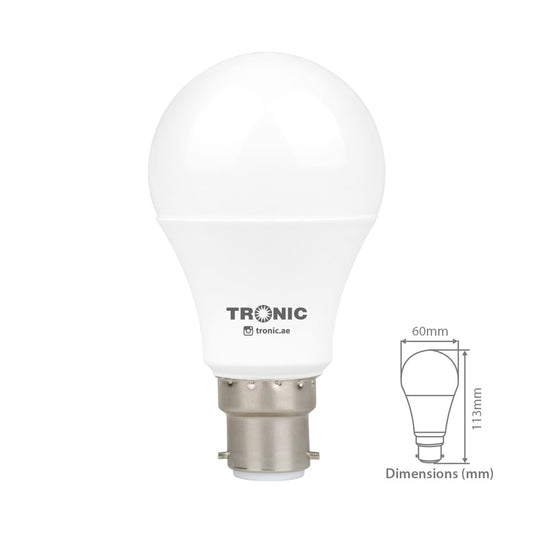 9W LED Three Colour Bulb (E22-Pin)