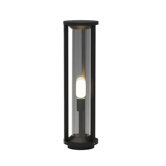Cylindrical Design Bollard Light (LL 24BL-38-BK-WW)