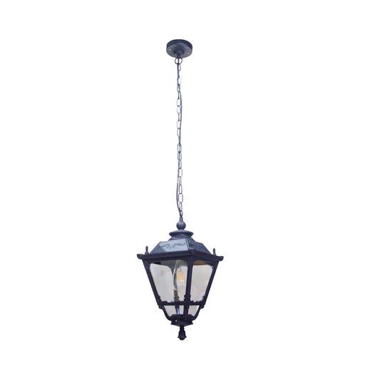Hanging Lantern Design Pendant (LL 907D-BK)