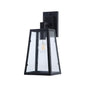Outdoor Wall Lantern with Clear Glass Frame & E27 Holder (LL 6064-BK)