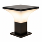 Modern Square Black Post/Pillar Light (LL 7482-20-BK)