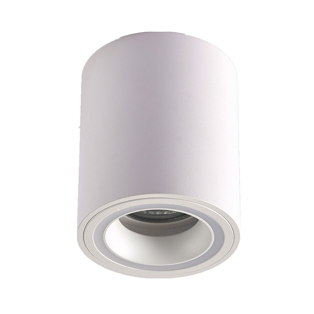 Surface Mounted White Ceiling Light (LL 1014-GU-)